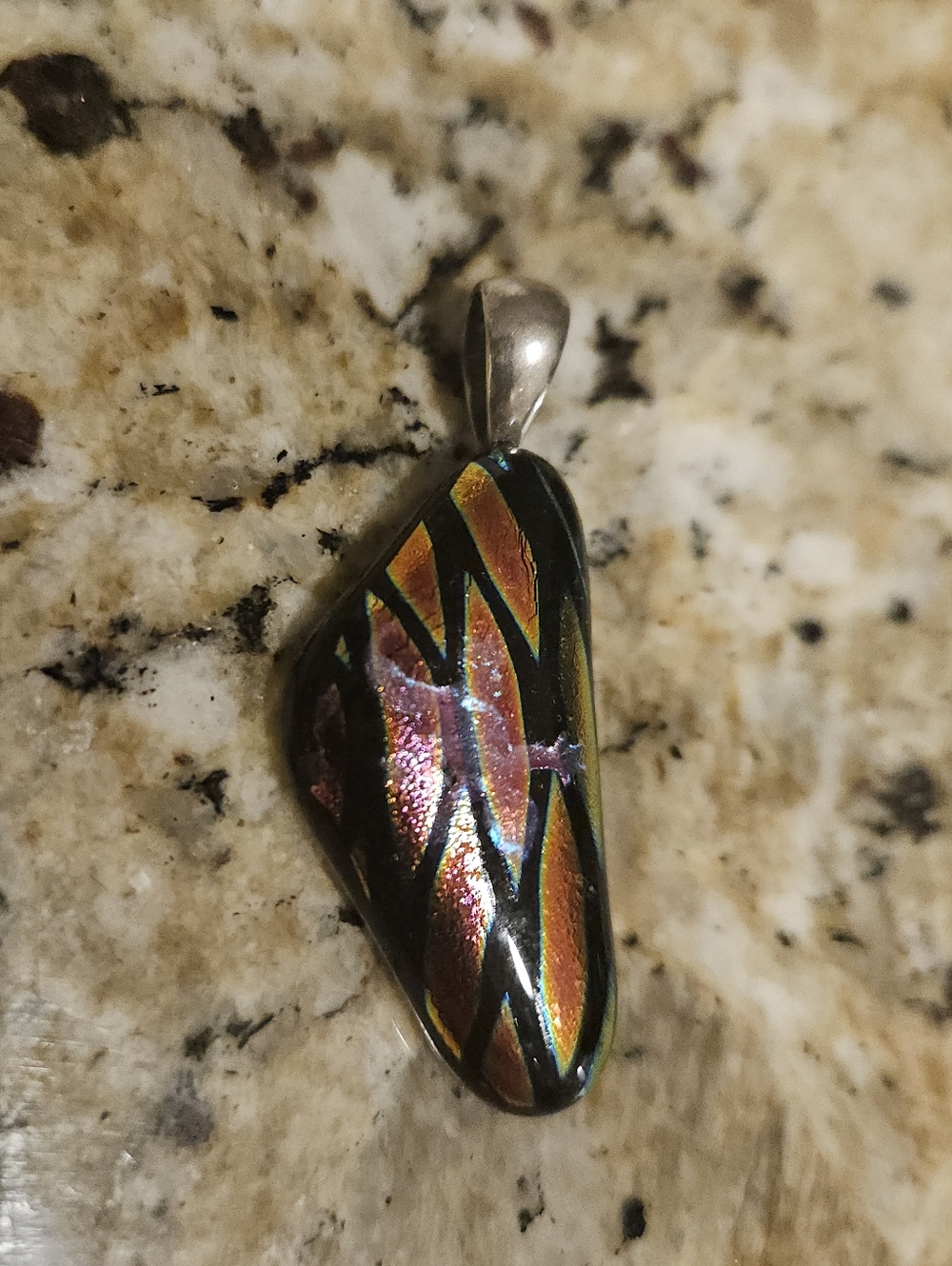 vintage abstract pendant